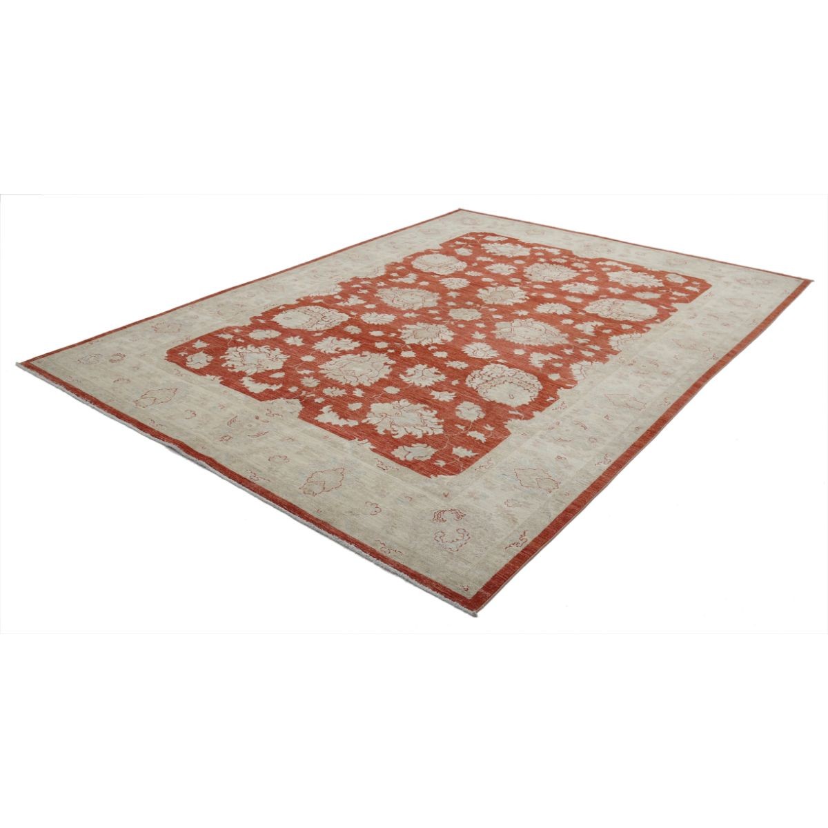 Ziegler 8x11 Handmade Double Knotted Washable Wool Rug - Colorful
