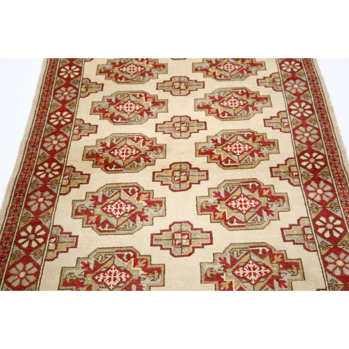 Revival 3x5 Handmade Double Knotted Washable Wool Rug - Colorful