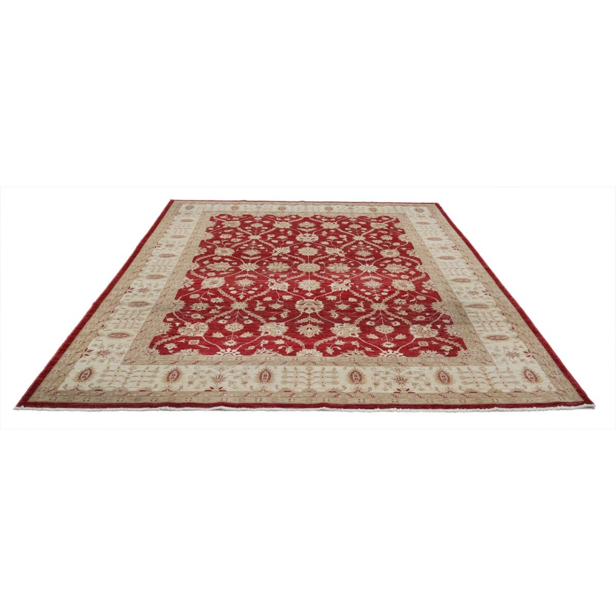 Ziegler 8x10 Handmade Double Knotted Washable Wool Rug - Colorful