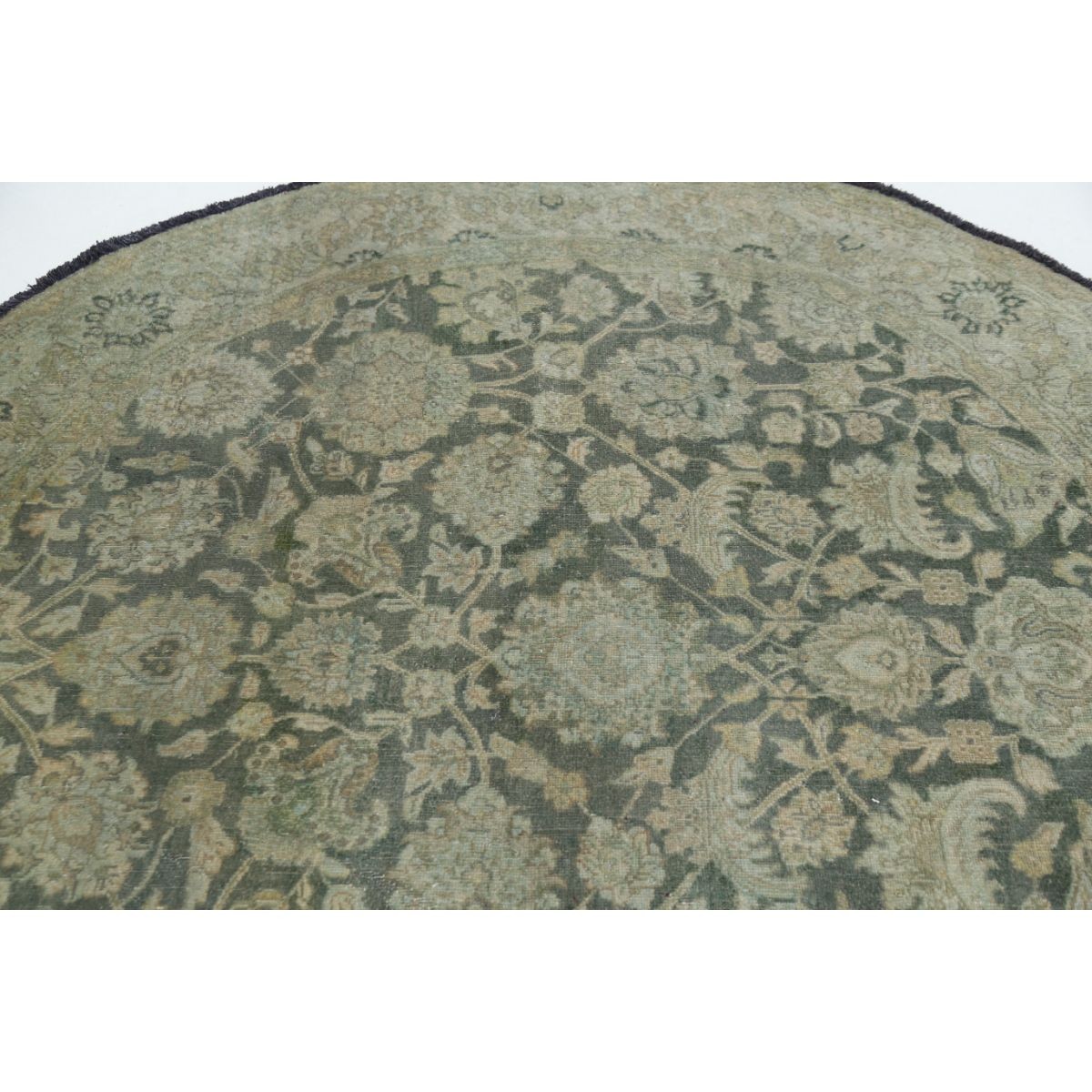 Ziegler 6x6 Handmade Double Knotted Washable Wool Round Rug - Colorful