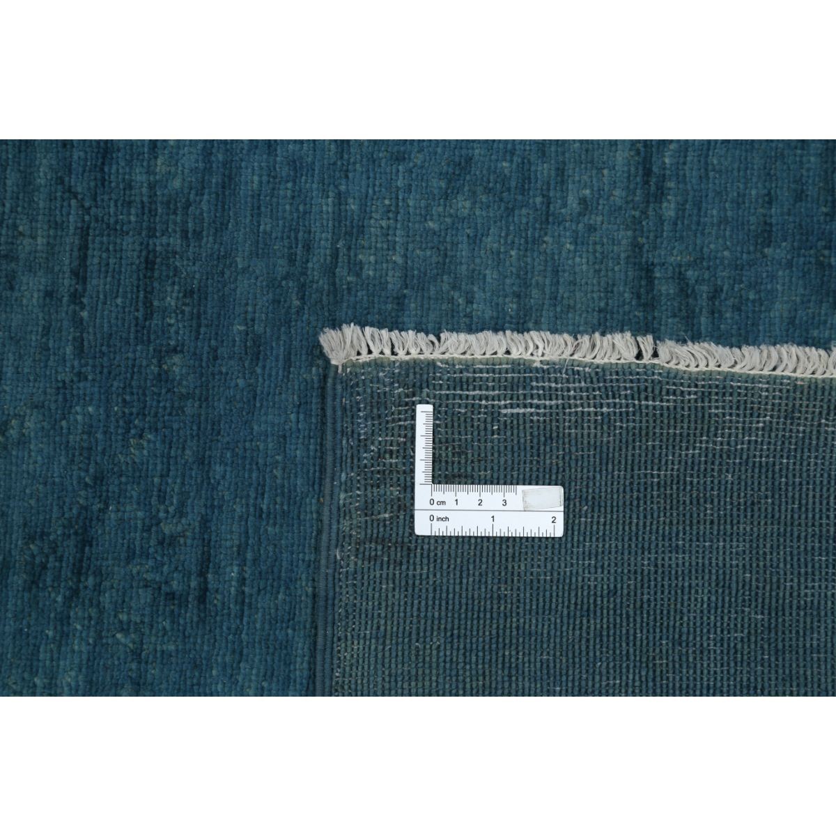 Fine 5x7 Handmade Double Knotted Washable Wool Rug - Monochormatic