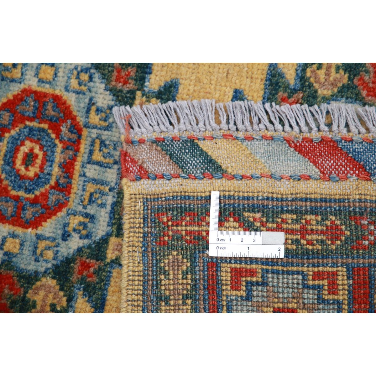Revival 3x4 Handmade Double Knotted Washable Wool Rug - Colorful