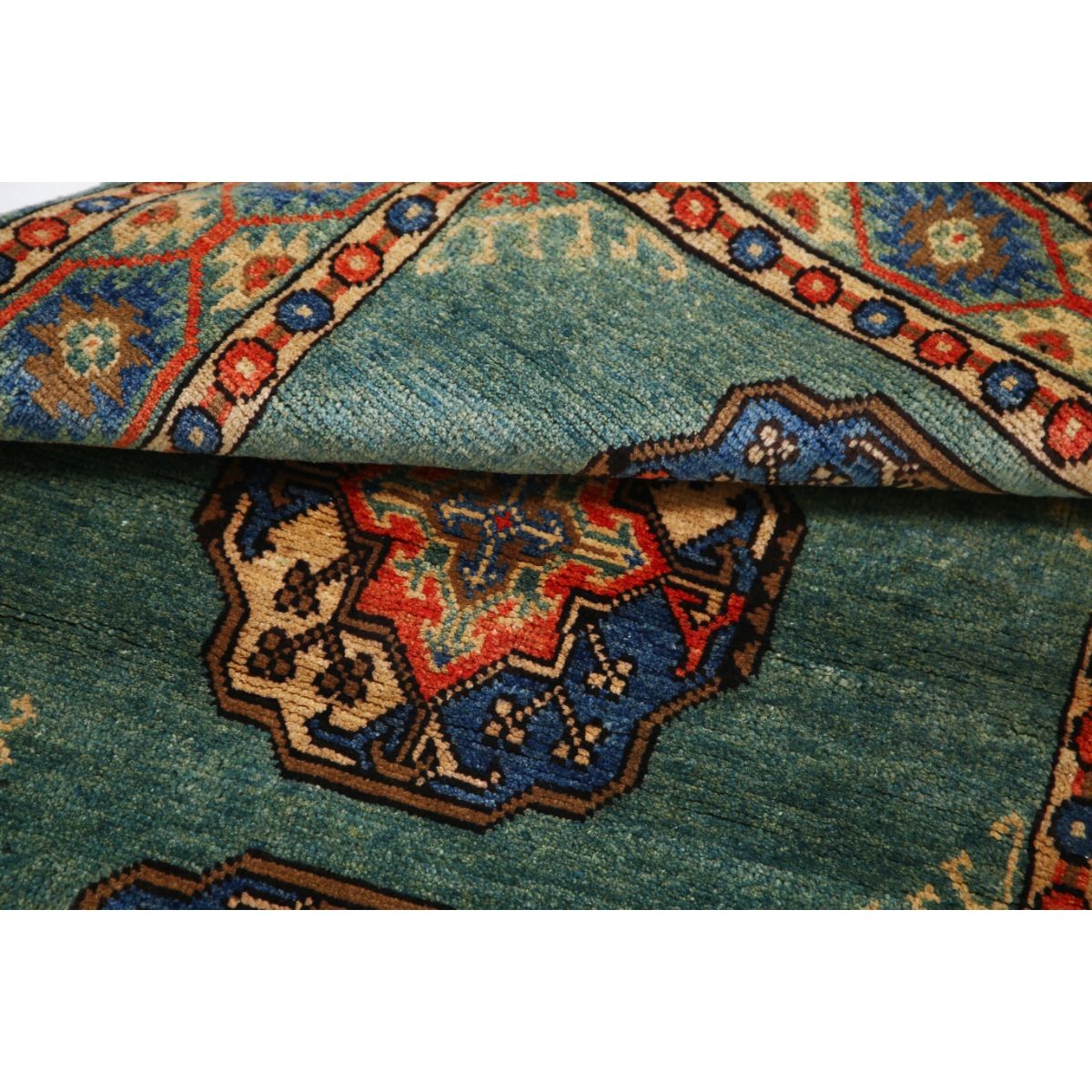 Revival 3x5 Handmade Double Knotted Washable Wool Rug - Colorful