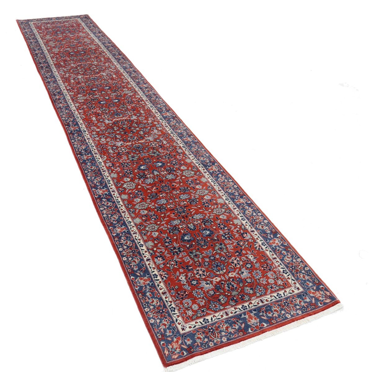 Heritage 3x14 Handmade Double Knotted Washable Wool Runner - Colorful