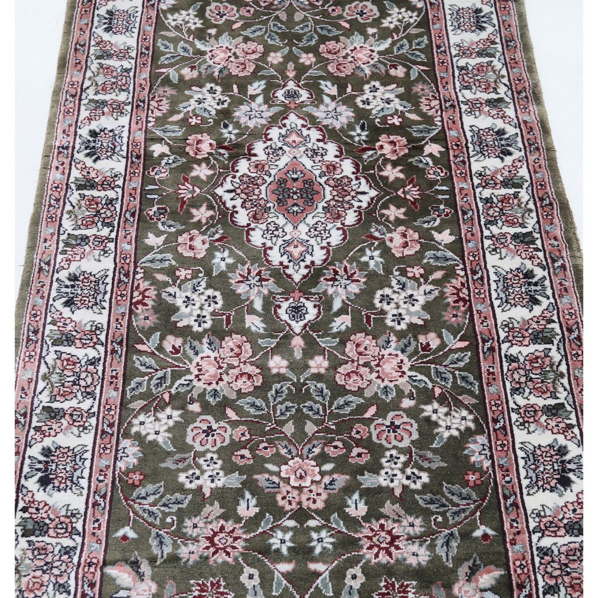 Legacy 3x14 Handmade Double Knotted Washable Art Silk Runner - Colorful