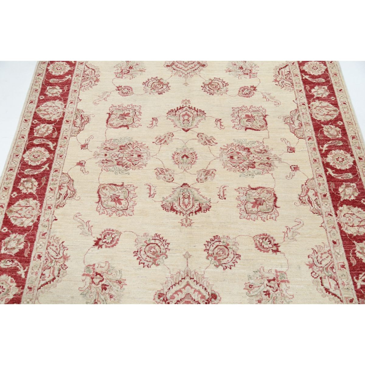 Ziegler 5x7 Handmade Double Knotted Washable Wool Rug - Colorful