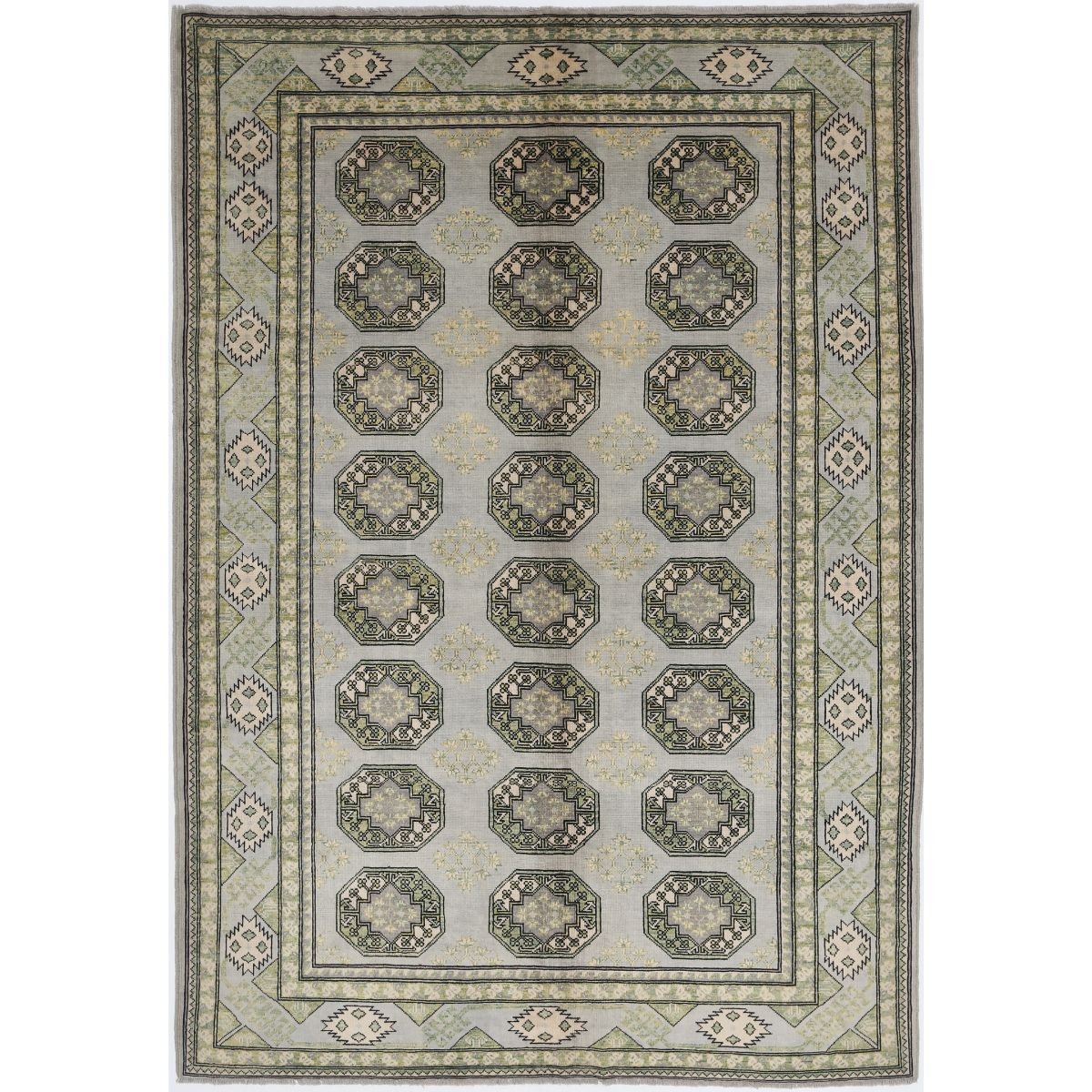Revival 7x10 Handmade Double Knotted Washable Wool Rug - Colorful