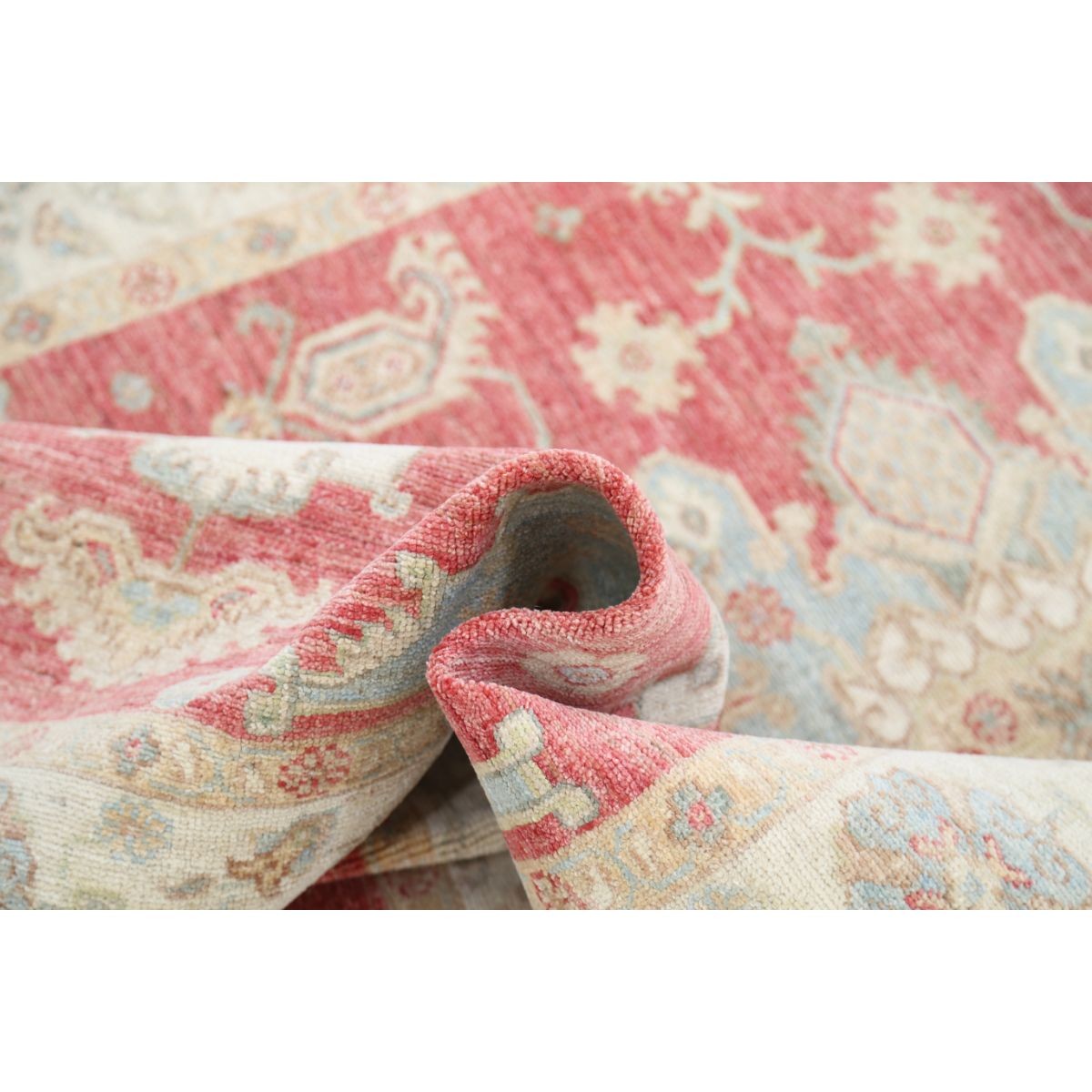 Ziegler 6x8 Handmade Double Knotted Washable Wool Rug - Colorful