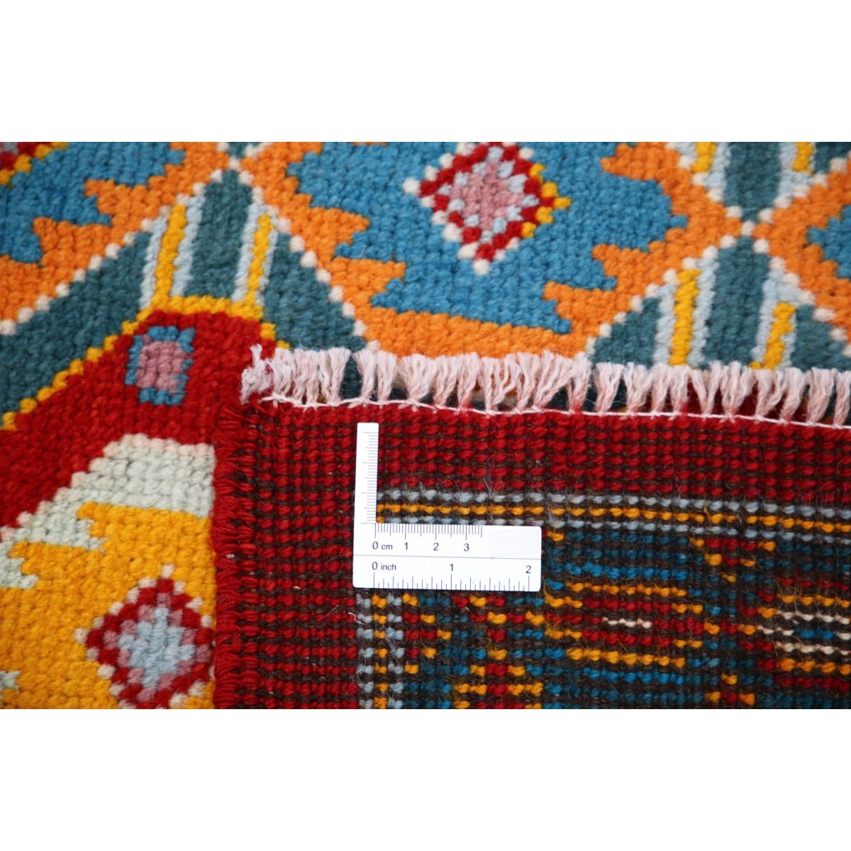 Revival 6x8 Handmade Double Knotted Washable Wool Rug - Colorful