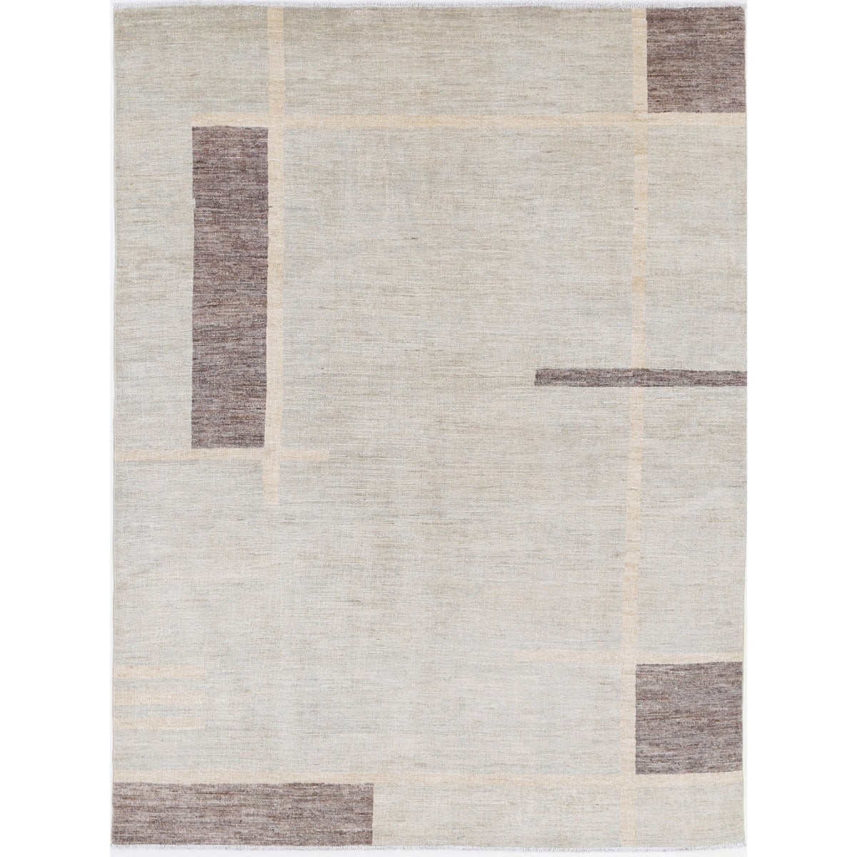 Modcar 6x8 Handmade Double Knotted Washable Wool Rug - Colorful