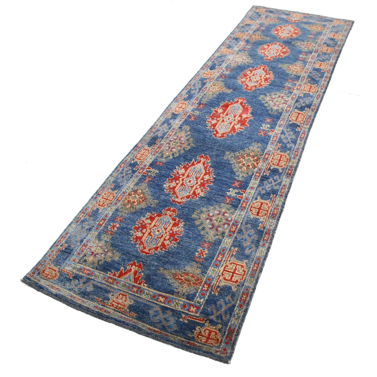 Revival 3x10 Handmade Double Knotted Washable Wool Runner - Colorful