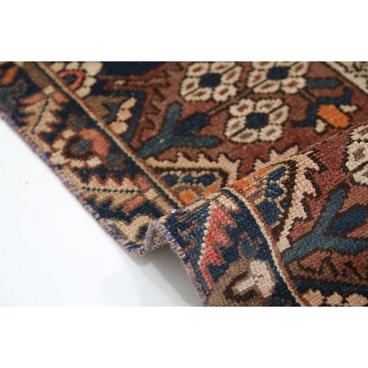 Vintage 10x12 Handmade Double Knotted Washable Wool Rug - Soft Hues