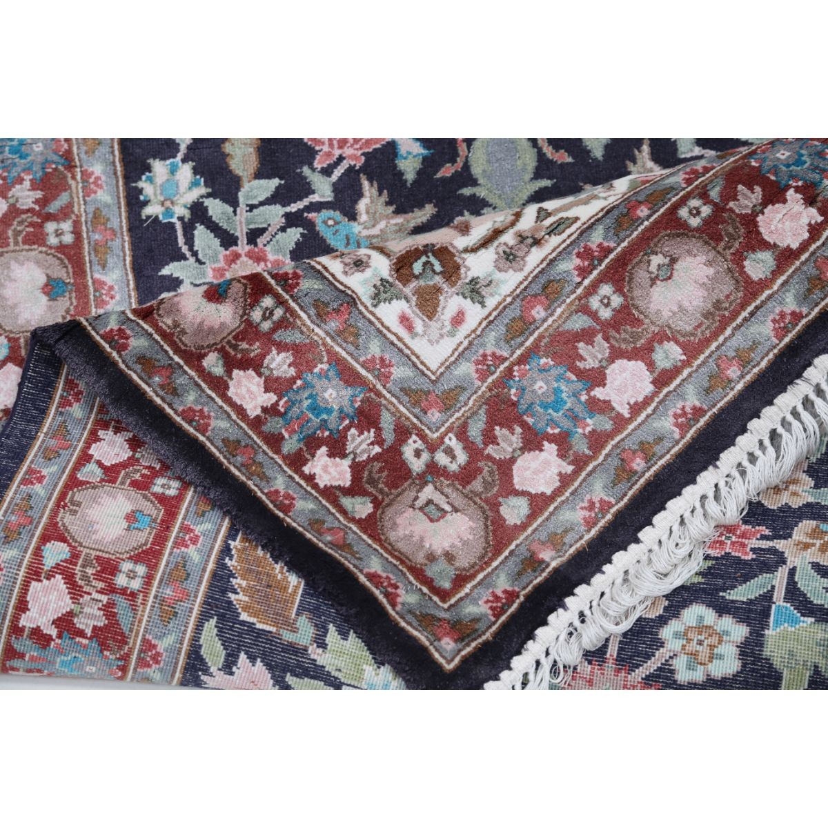 Legacy 3x14 Handmade Double Knotted Washable Art Silk Runner - Colorful