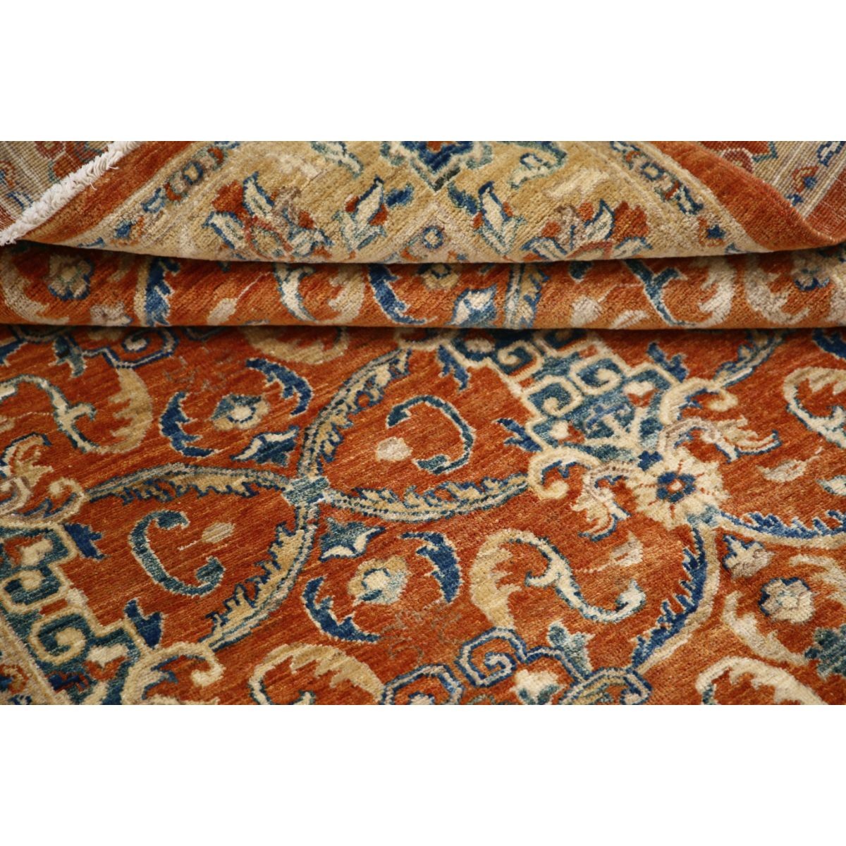 Ziegler 5x6 Handmade Double Knotted Washable Wool Rug - Colorful