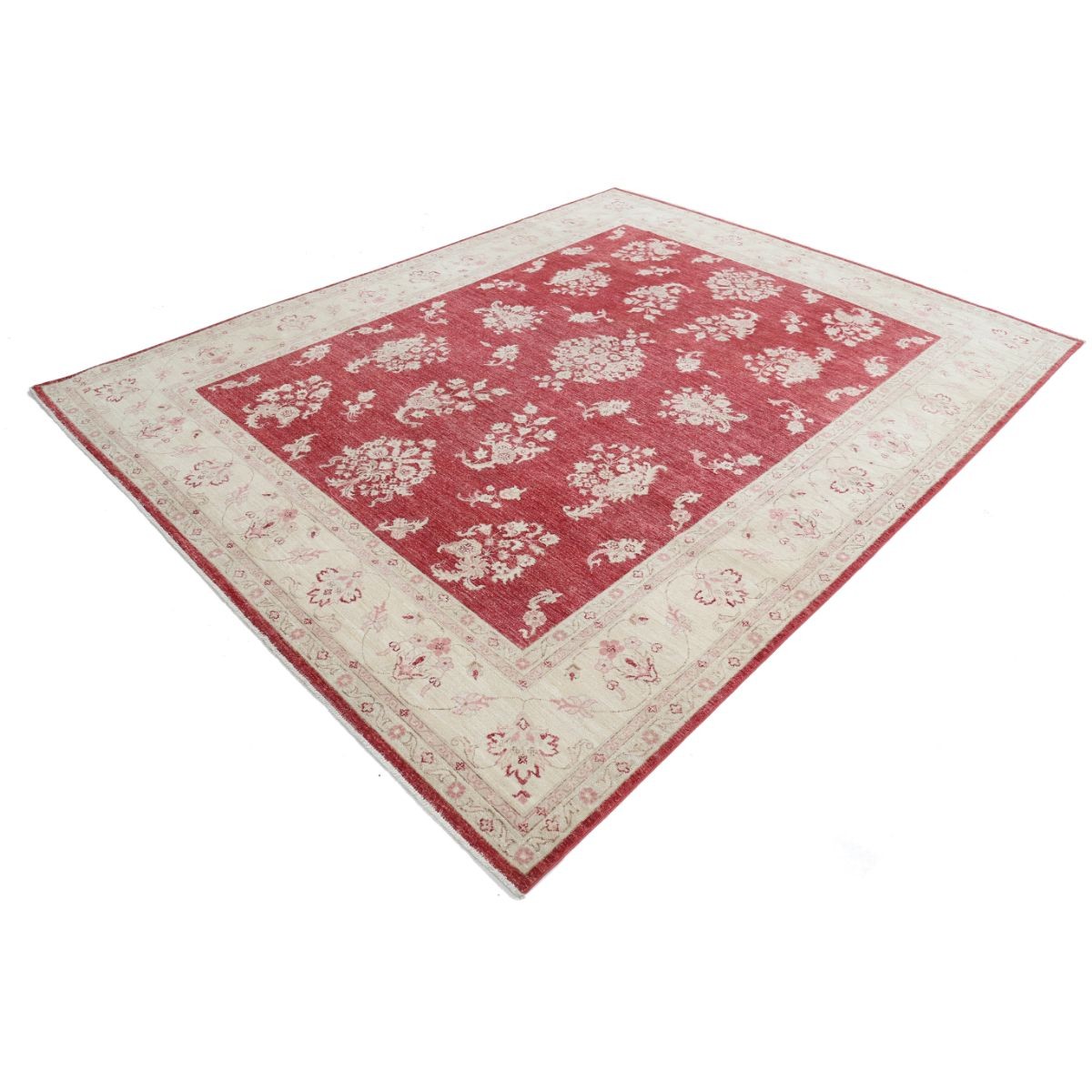 Ziegler 8x10 Handmade Double Knotted Washable Wool Rug - Colorful
