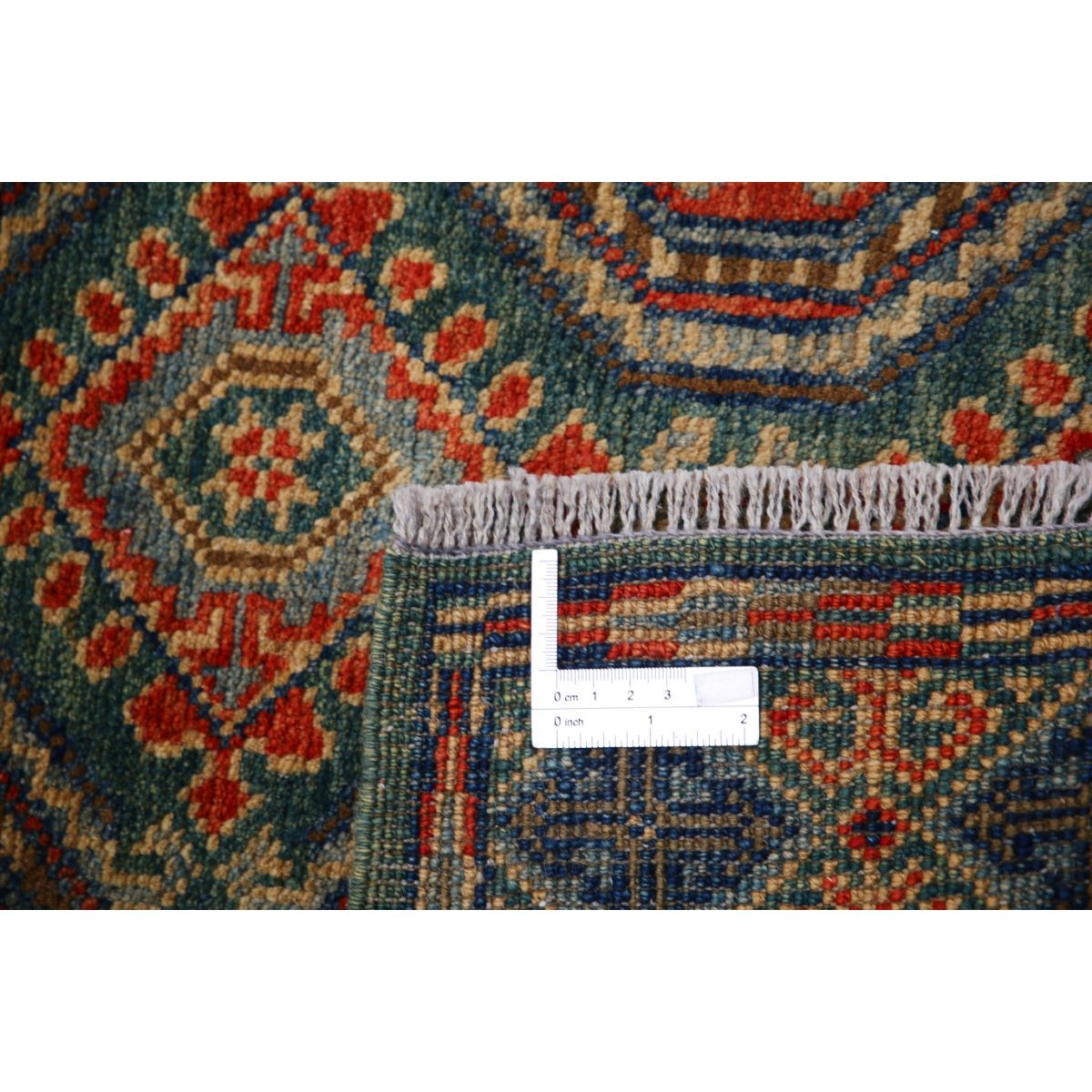 Revival 3x4 Handmade Double Knotted Washable Wool Rug - Colorful