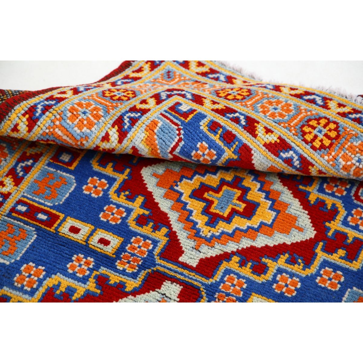 Revival 3x5 Handmade Double Knotted Washable Wool Rug - Colorful