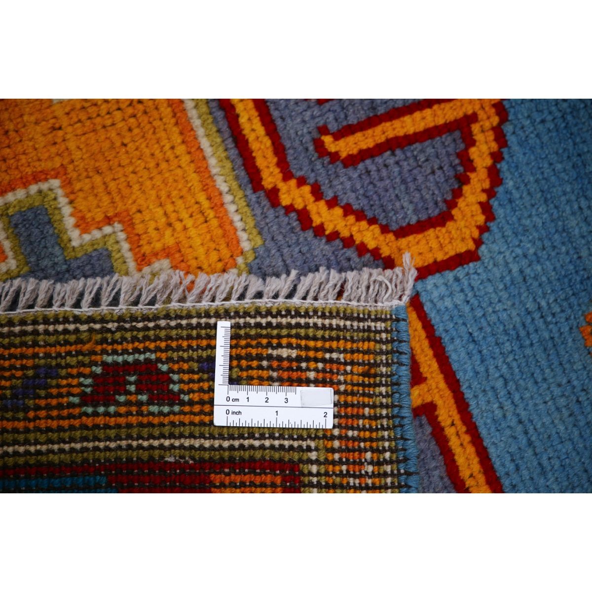 Revival 6x8 Handmade Double Knotted Washable Wool Rug - Colorful