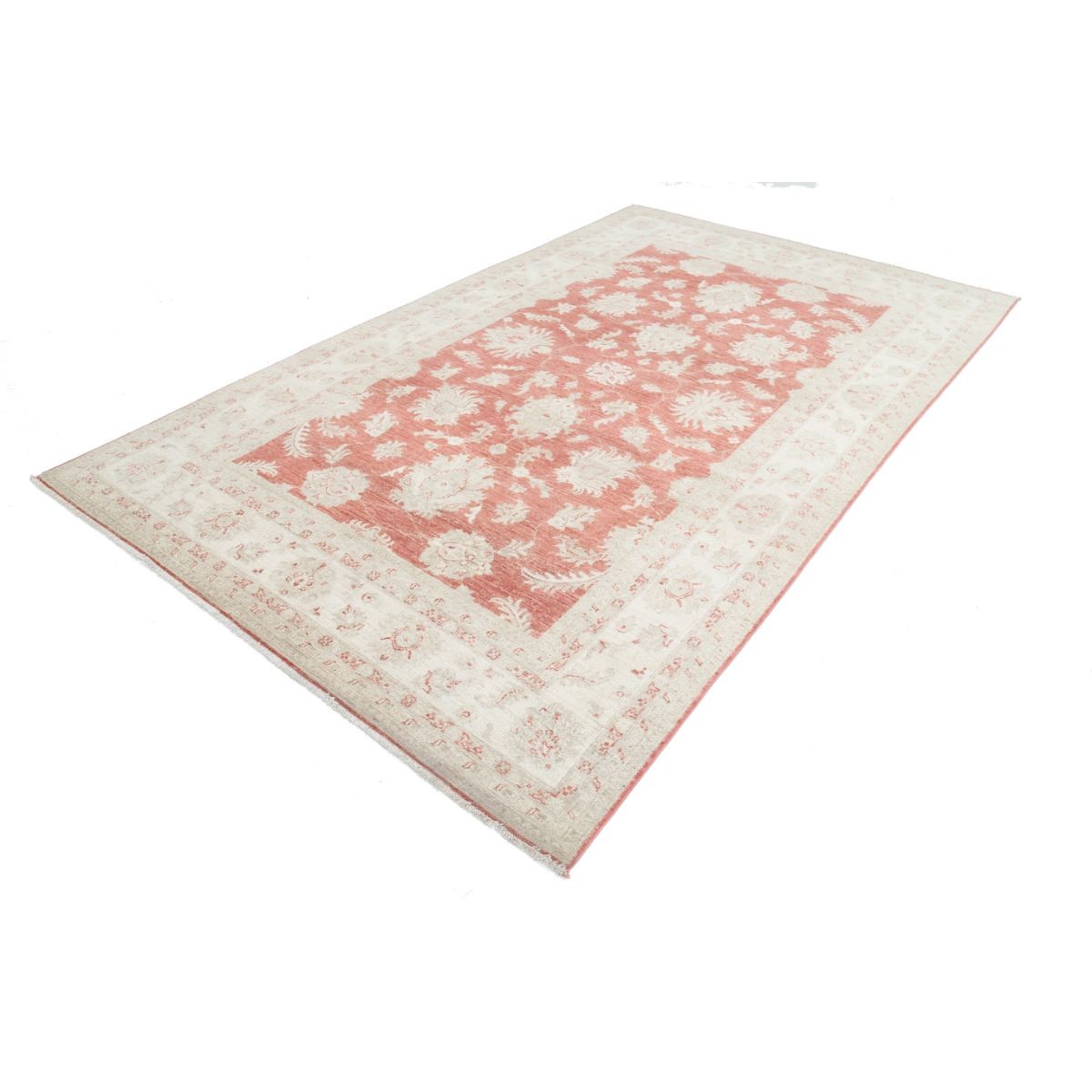 Ziegler 7x11 Handmade Double Knotted Washable Wool Rug - Soft Hues
