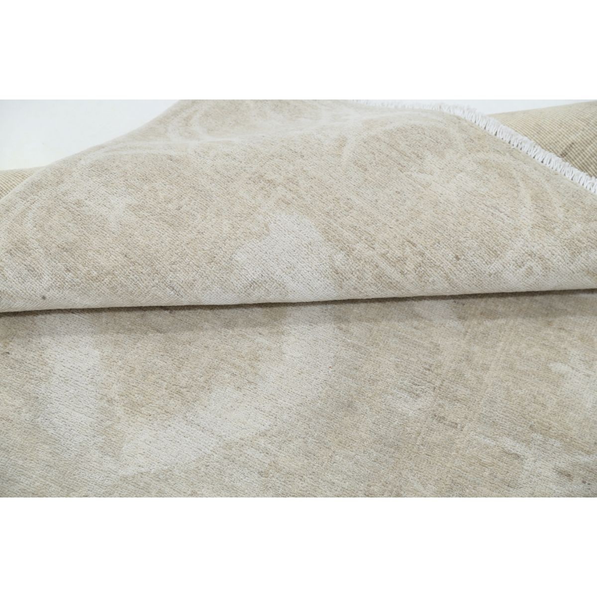 Serenity 3x6 Handmade Double Knotted Washable Wool Rug - Soft Hues