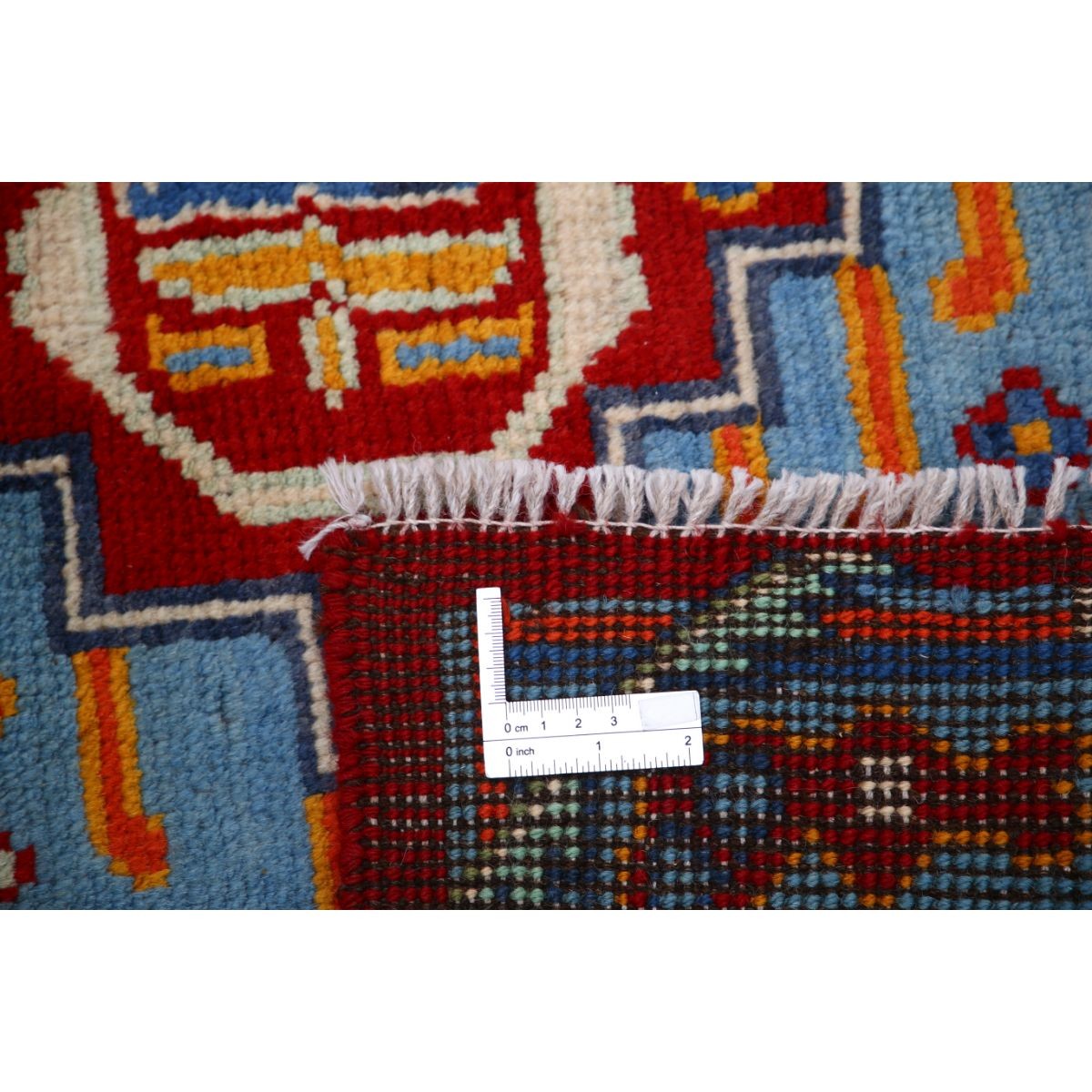 Revival 5x7 Handmade Double Knotted Washable Wool Rug - Colorful