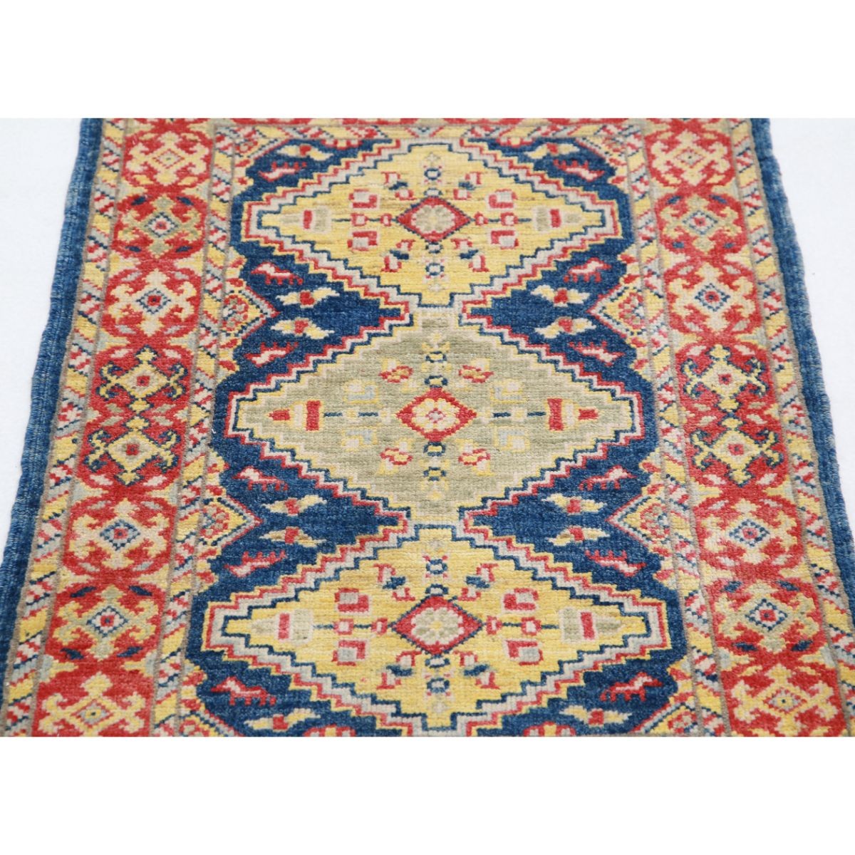 Revival 2x3 Handmade Double Knotted Washable Wool Rug - Colorful