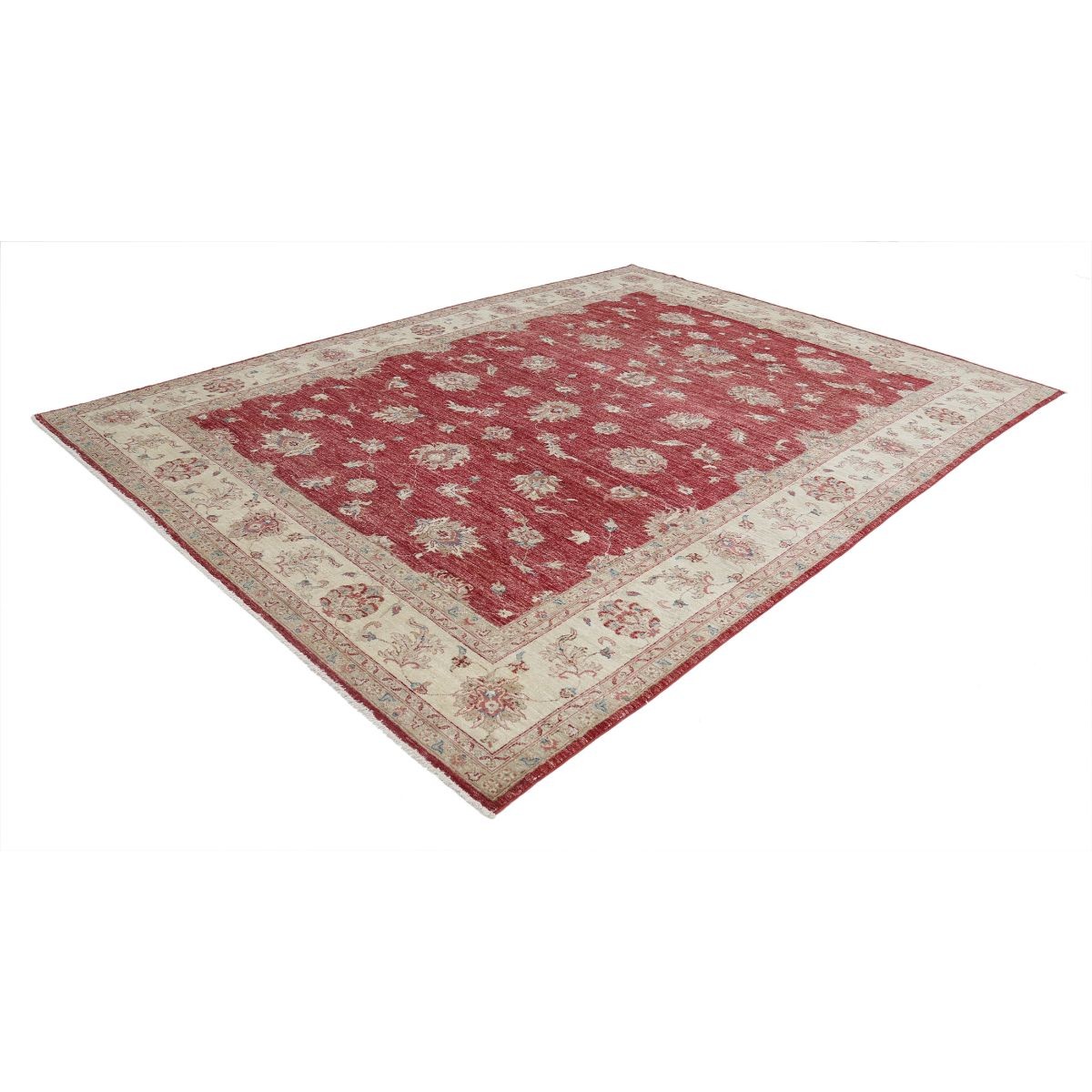 Ziegler 8x11 Handmade Double Knotted Washable Wool Rug - Colorful