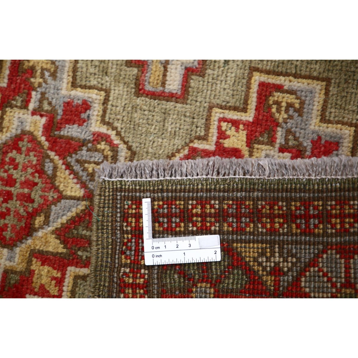 Revival 2x3 Handmade Double Knotted Washable Wool Rug - Colorful