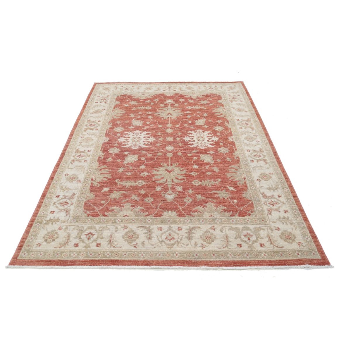 Ziegler 6x8 Handmade Double Knotted Washable Wool Rug - Colorful