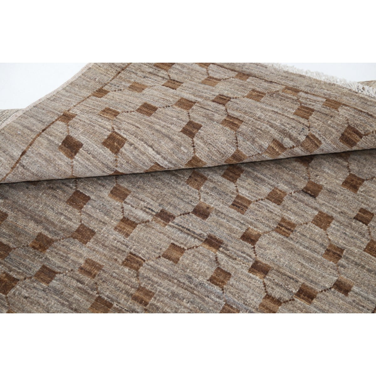 Modcar 3x5 Handmade Double Knotted Washable Wool Rug - Colorful