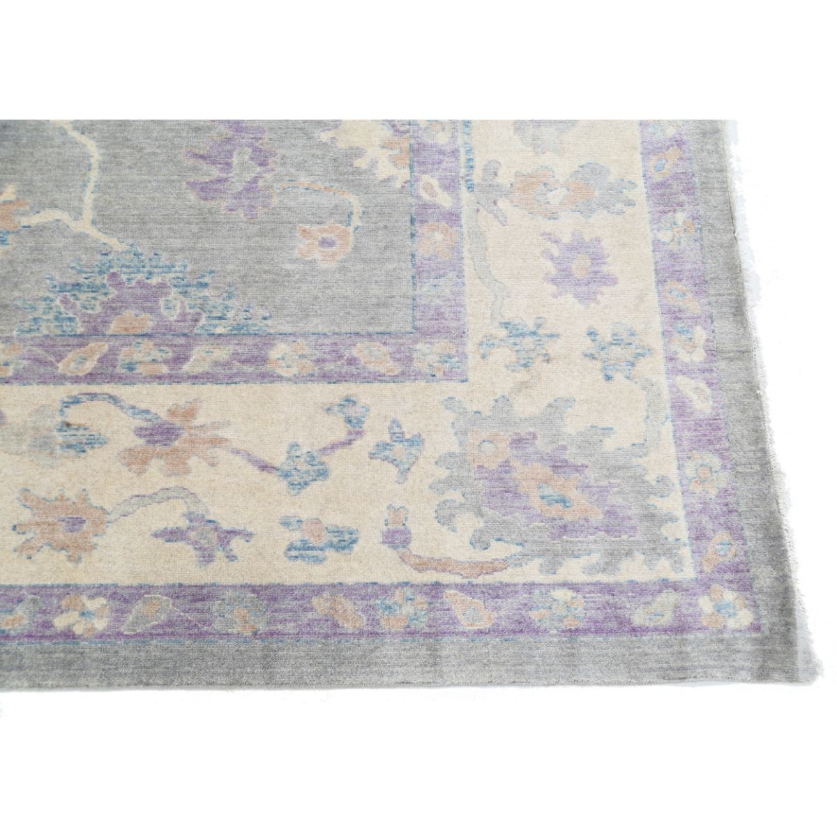 Lily 9x12 Machine-Made Washable Wool Rug - Colorful