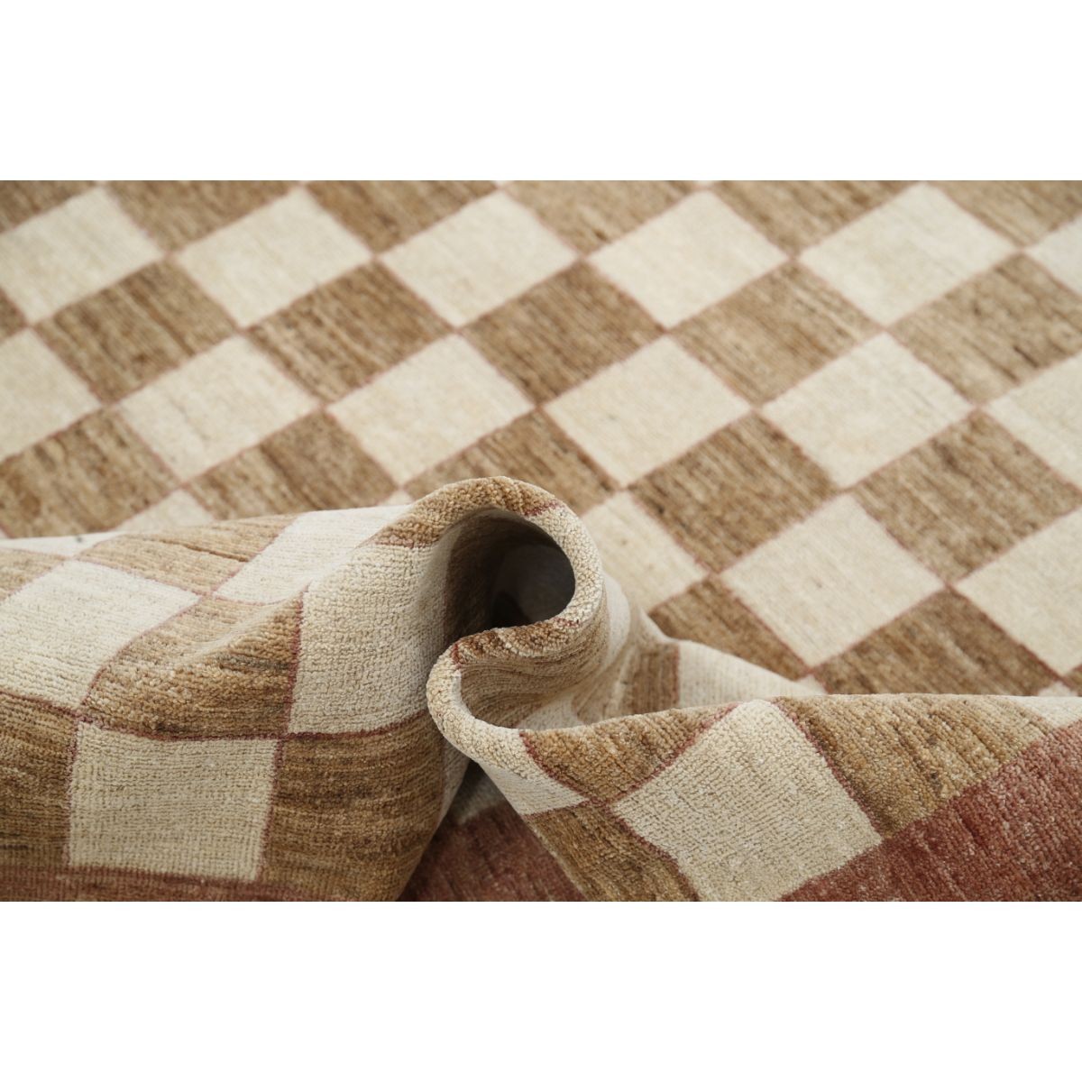 Modcar 6x8 Handmade Double Knotted Washable Wool Rug - Colorful