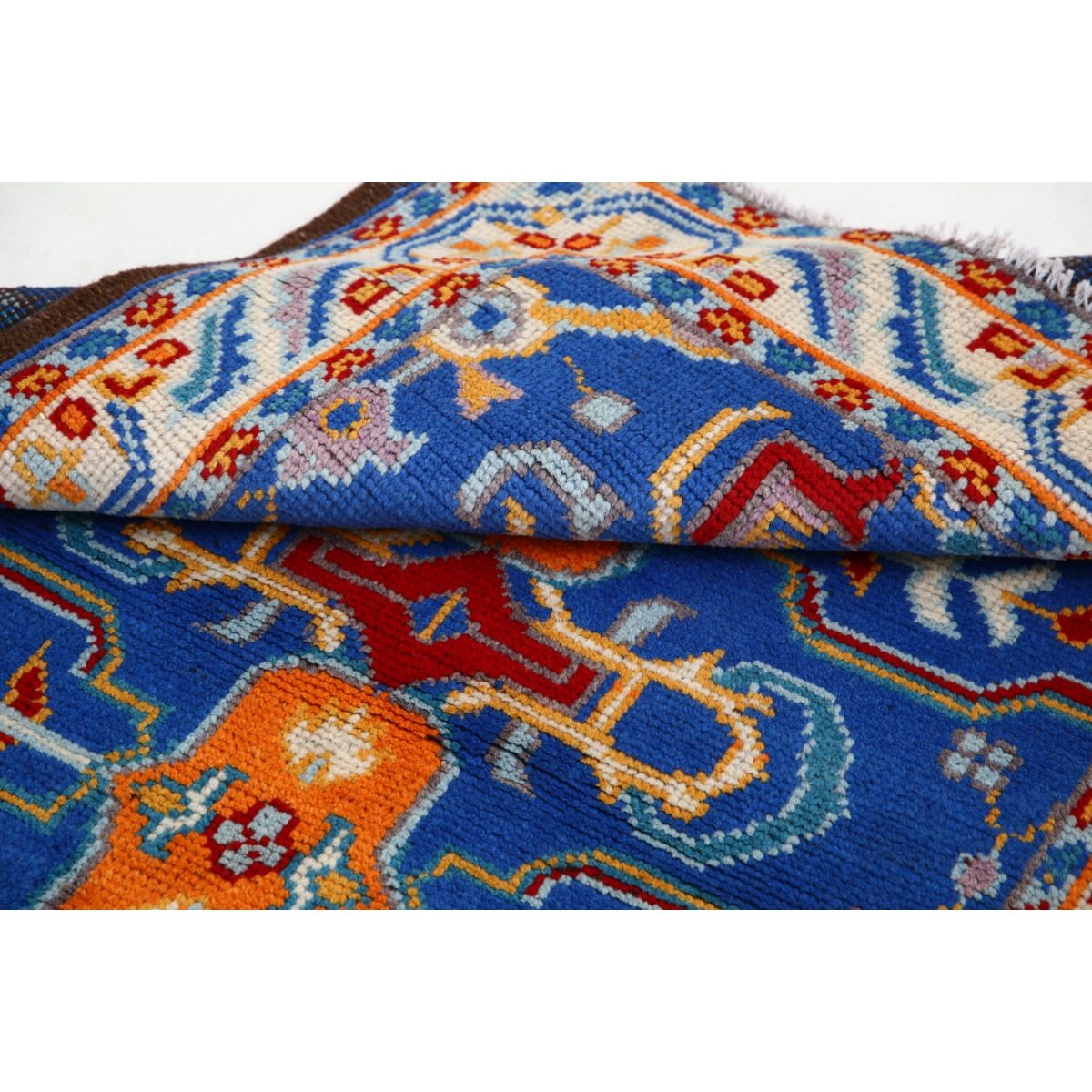Revival 3x5 Handmade Double Knotted Washable Wool Rug - Colorful