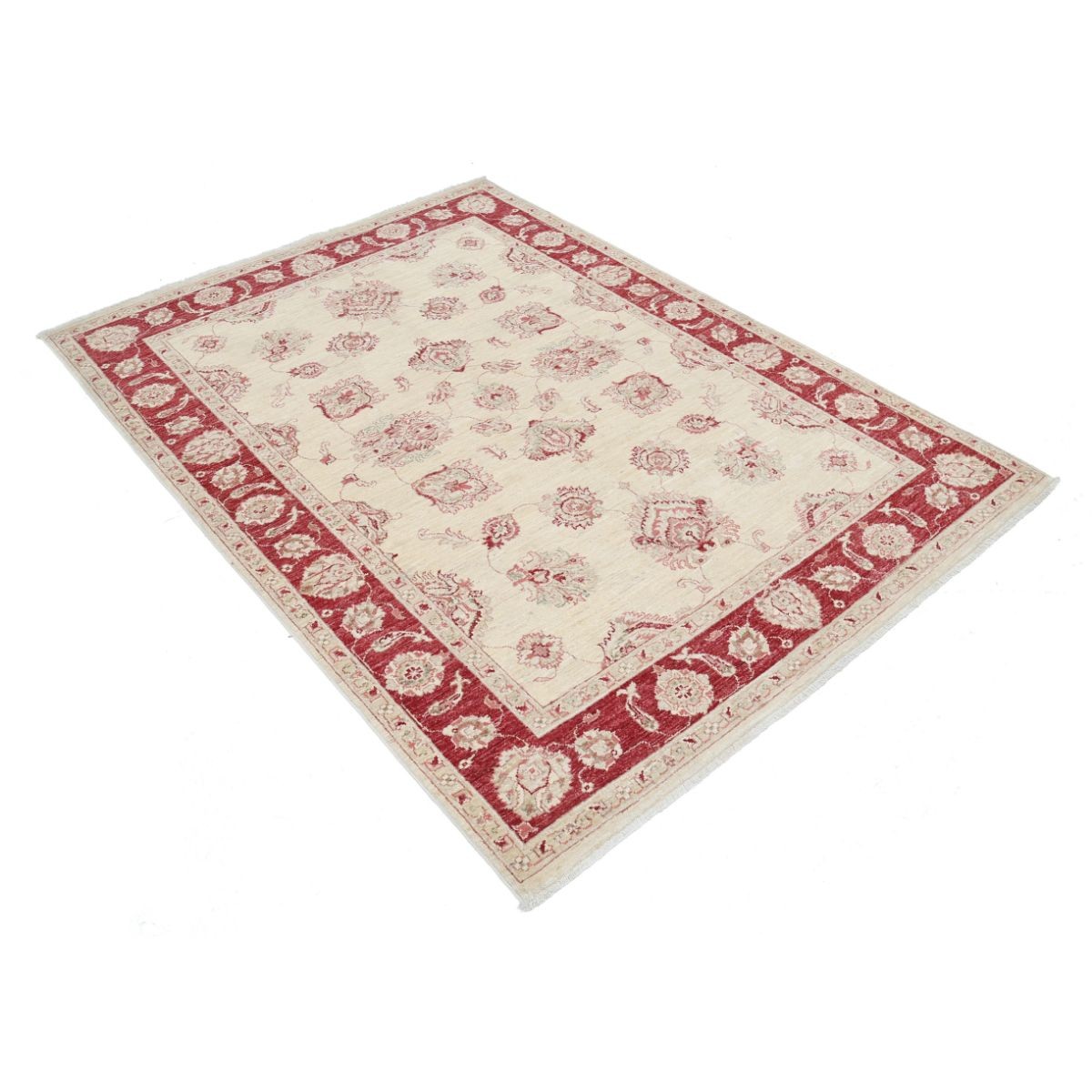Ziegler 5x7 Handmade Double Knotted Washable Wool Rug - Colorful