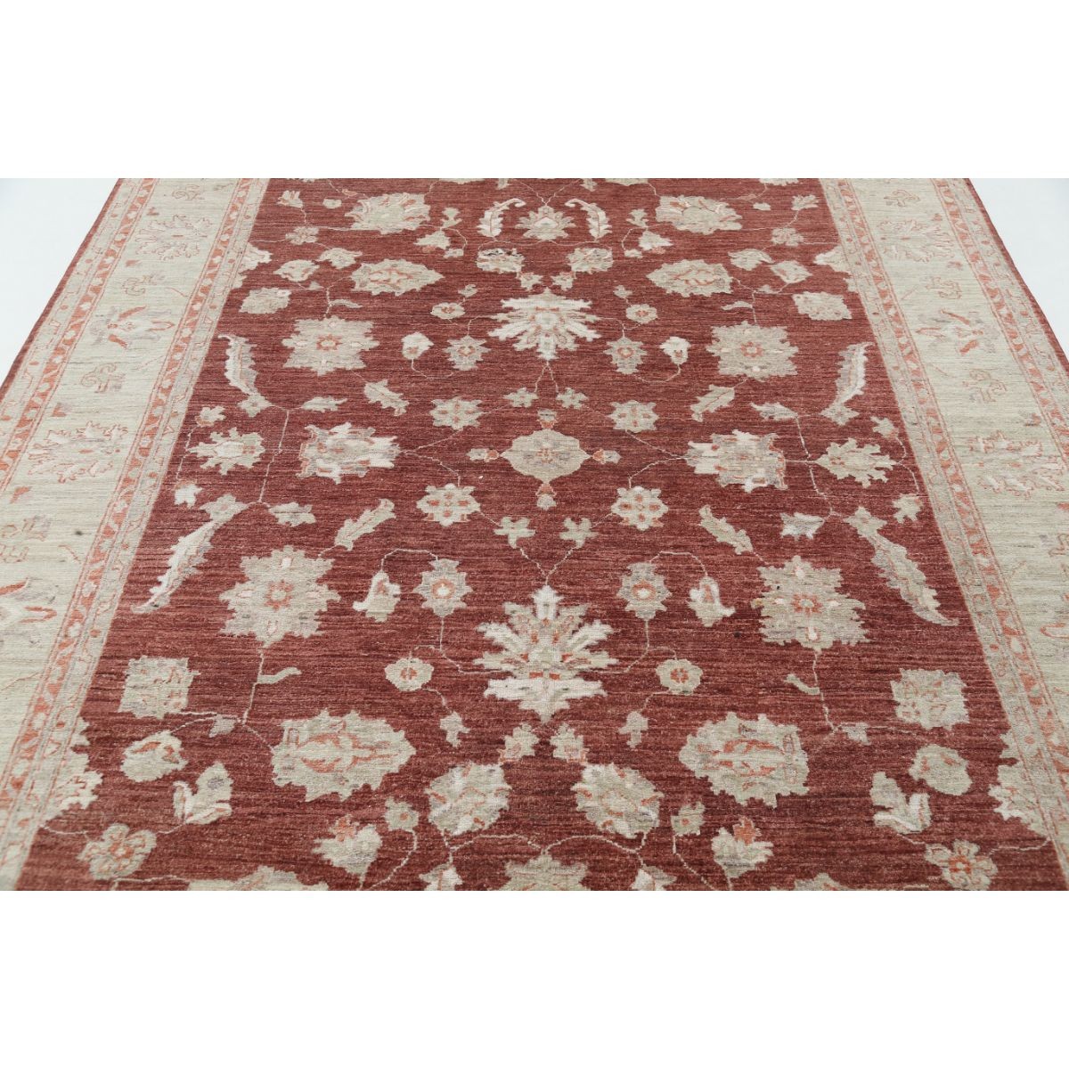 Ziegler 7x10 Handmade Double Knotted Washable Wool Rug - Colorful