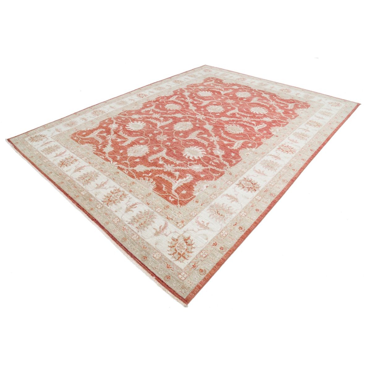 Ziegler 9x12 Handmade Double Knotted Washable Wool Rug - Colorful