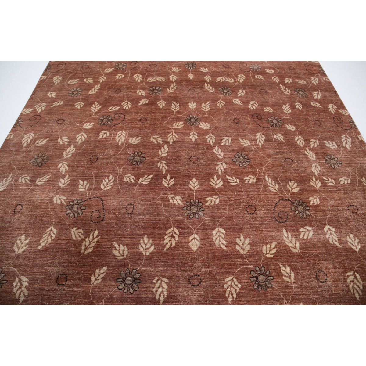 Modcar 8x10 Handmade Double Knotted Washable Wool Rug - Colorful