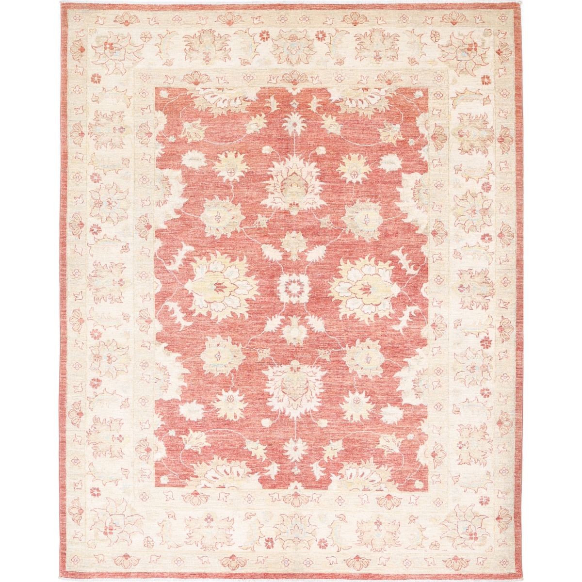 Ziegler 7x8 Handmade Double Knotted Washable Wool Rug - Colorful