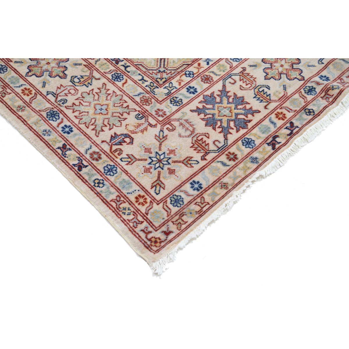 Kazak 8x9 Machine-Made Washable Wool Rug - Colorful