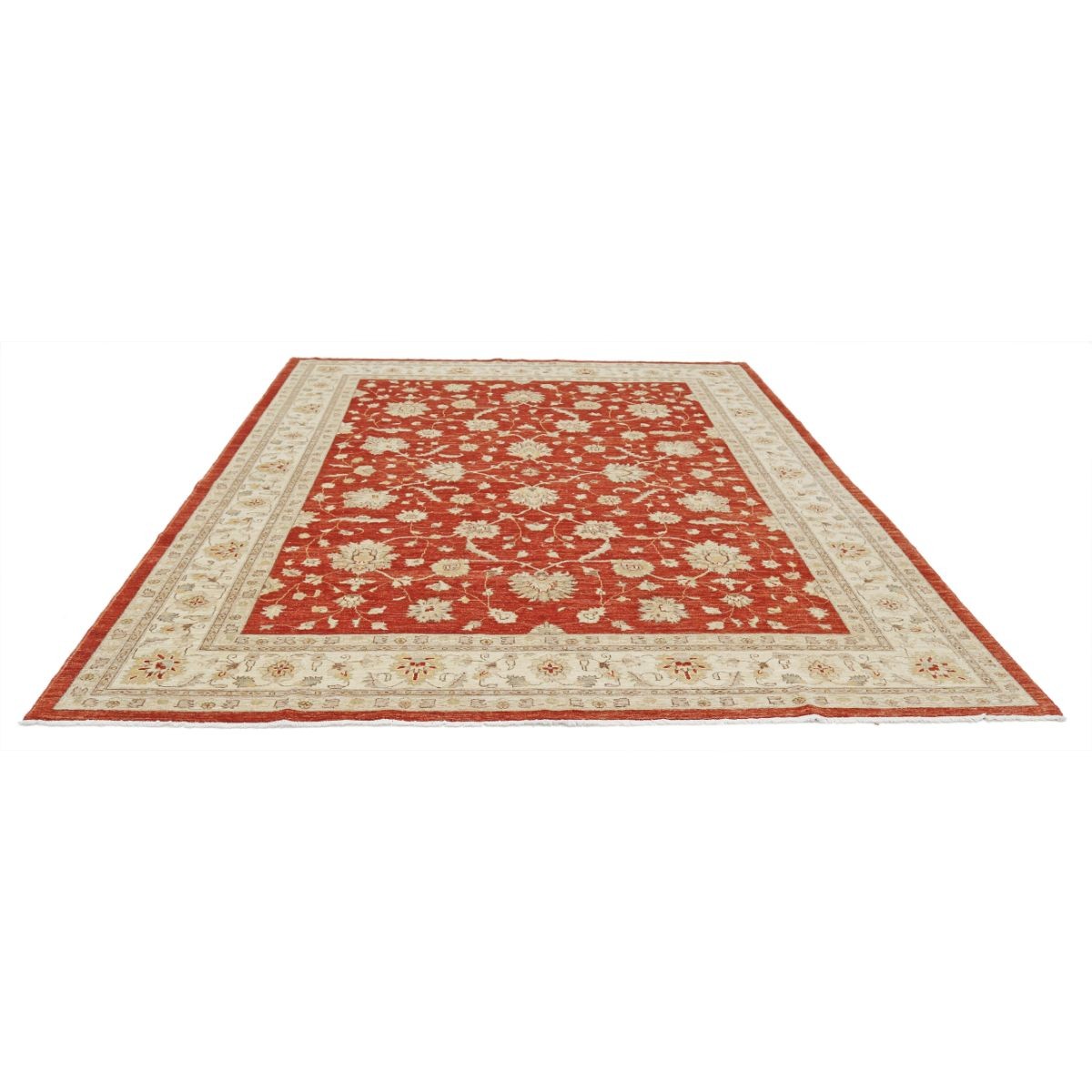 Ziegler 9x11 Handmade Double Knotted Washable Wool Rug - Colorful