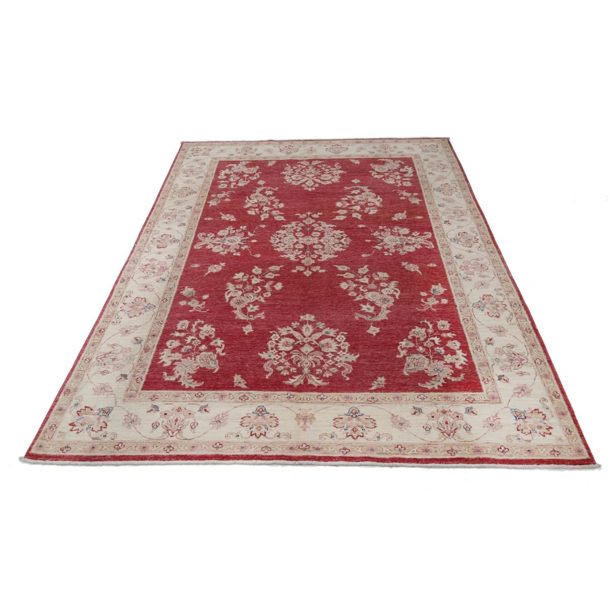 Ziegler 5x8 Handmade Double Knotted Washable Wool Rug - Colorful