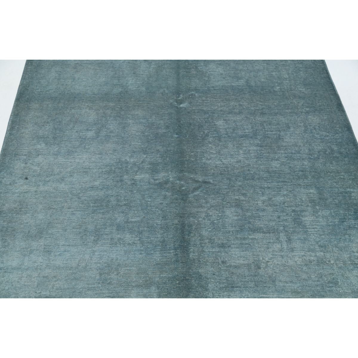 Fine 5x7 Handmade Double Knotted Washable Wool Rug - Monochormatic
