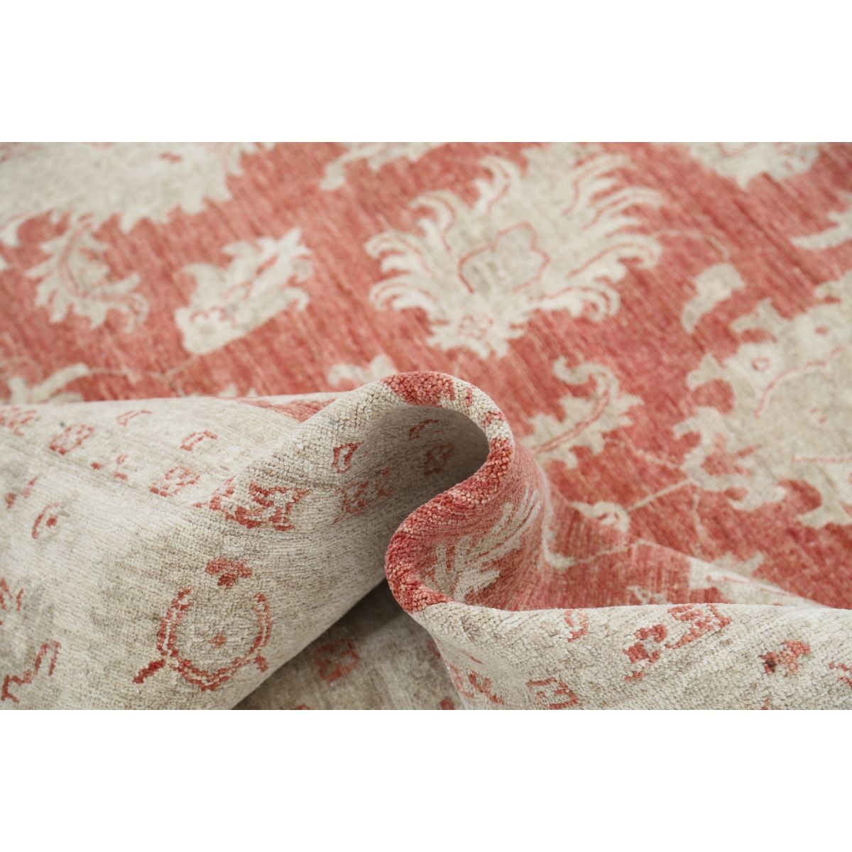 Ziegler 7x11 Handmade Double Knotted Washable Wool Rug - Soft Hues