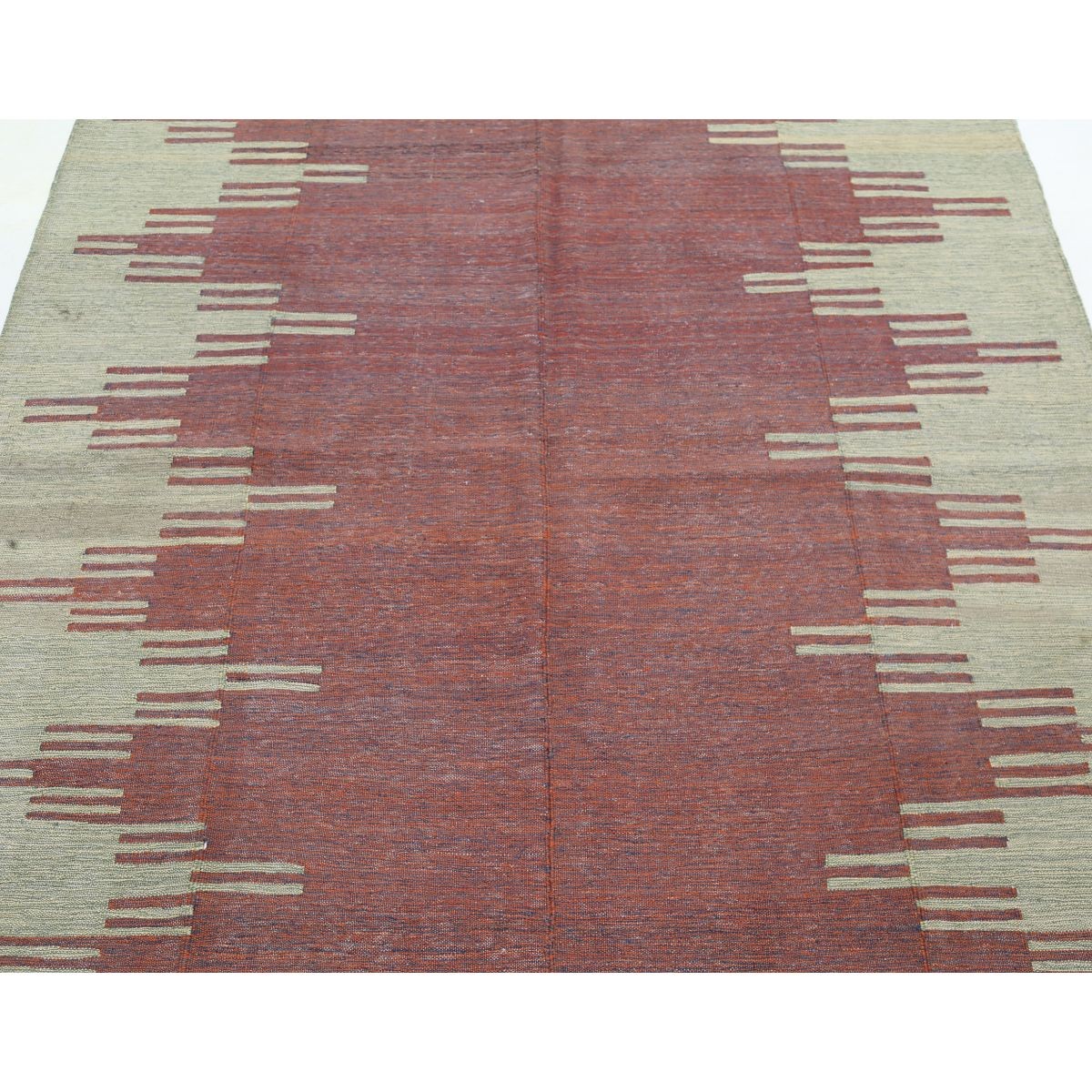 Kafkaas 5x7 Hand Woven Washable Wool Rug - Colorful