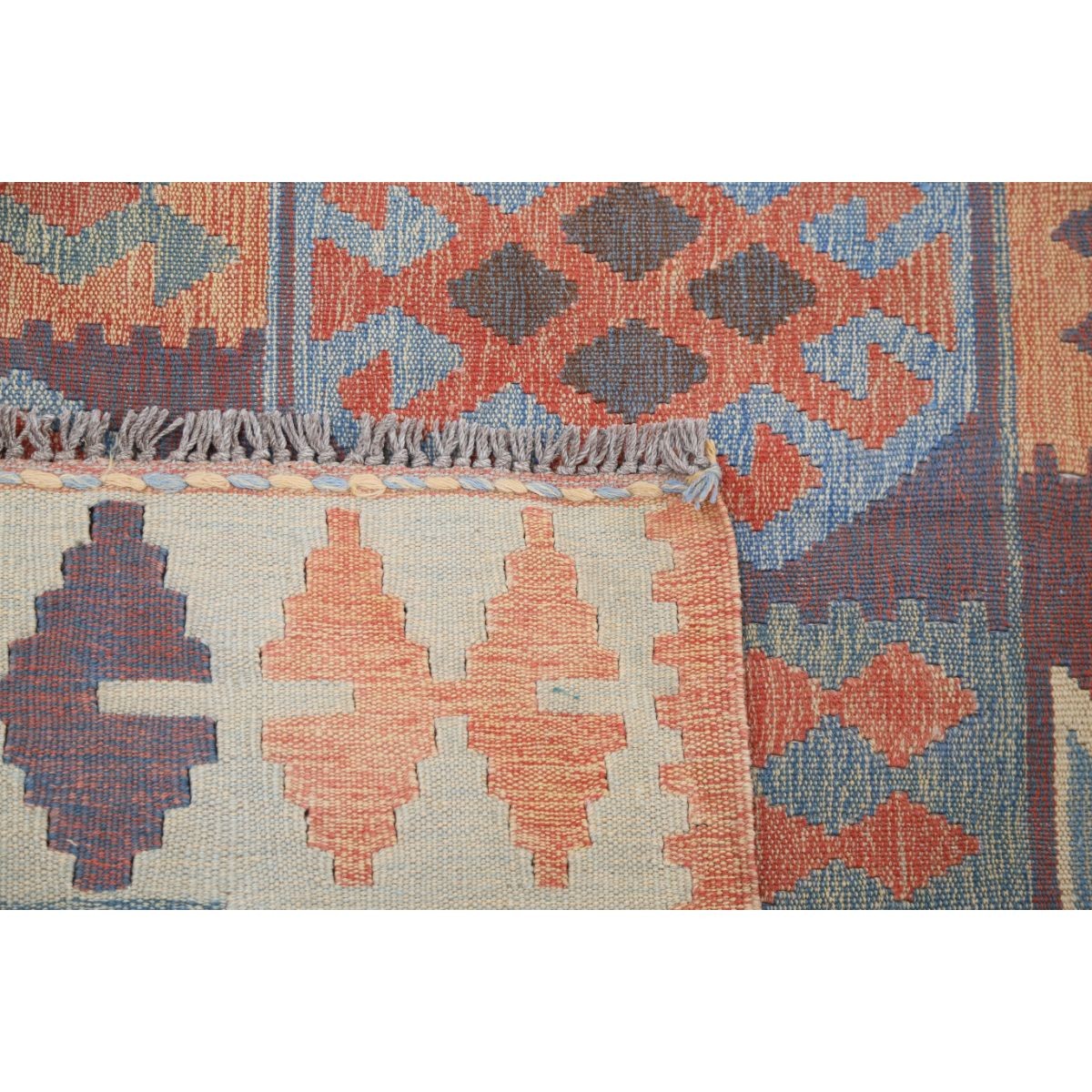 Kafkaas 5x7 Hand Woven Washable Wool Rug - Colorful