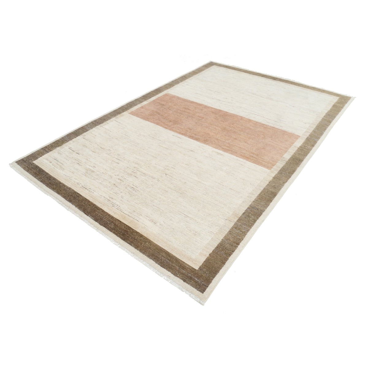 Modcar 6x9 Handmade Double Knotted Washable Wool Rug - Colorful