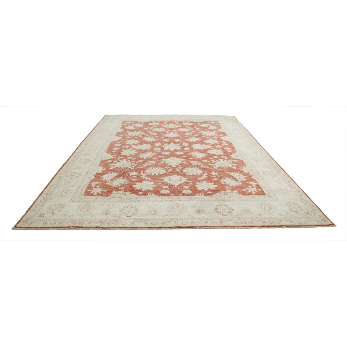 Ziegler 9x12 Handmade Double Knotted Washable Wool Rug - Colorful