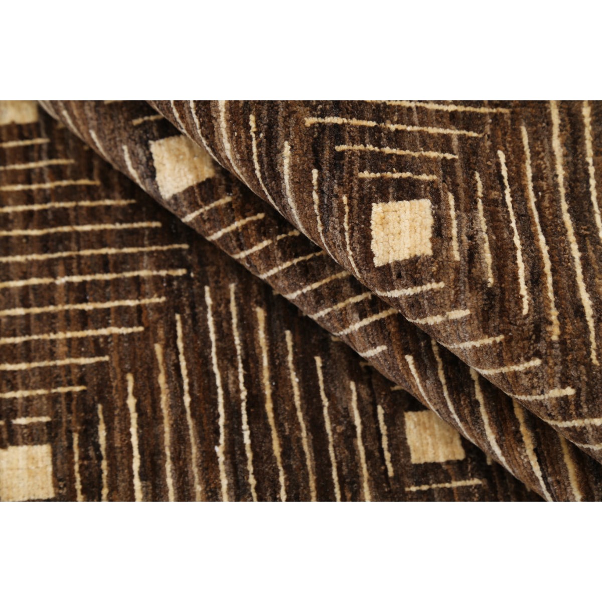 Modcar 6x8 Handmade Double Knotted Washable Wool Rug - Colorful