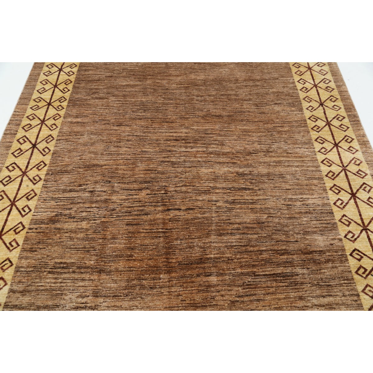 Modcar 6x8 Handmade Double Knotted Washable Wool Rug - Colorful