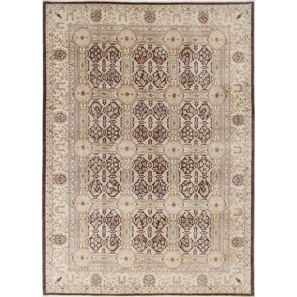 Ziegler 7x10 Handmade Double Knotted Washable Wool Rug - Colorful